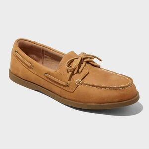 NWT Goodfellow & Co. Genuine Leather Loafers Cognac/Bennett - Men’s Size 10